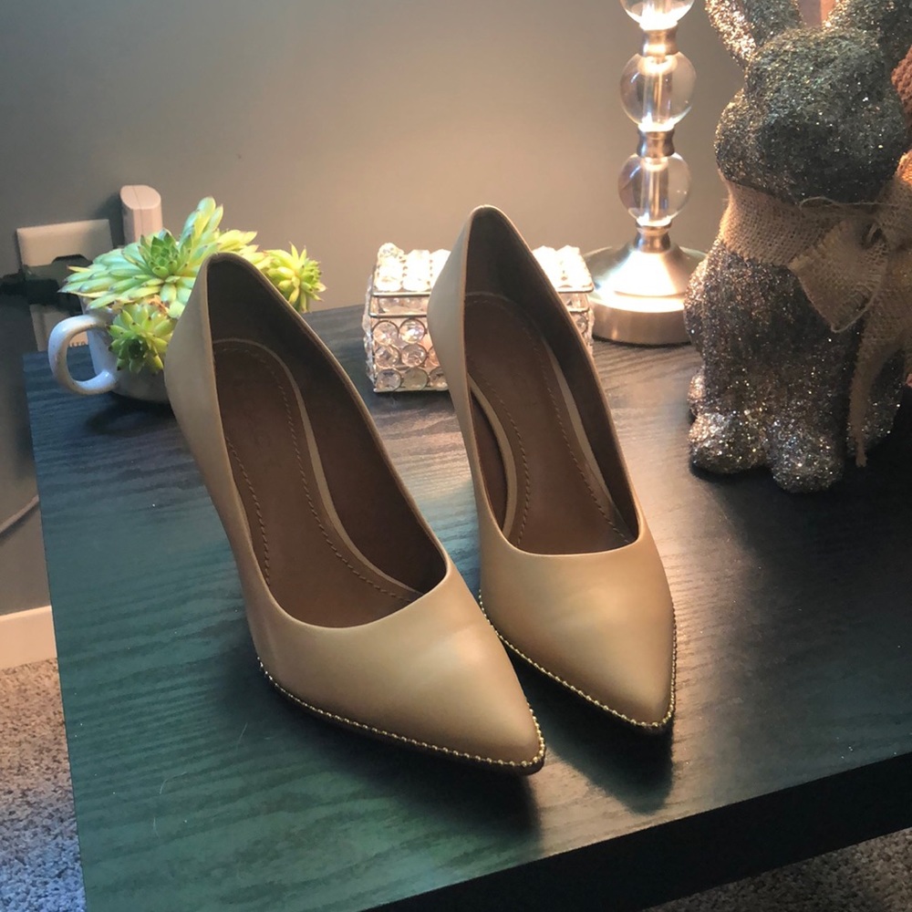LIGHTLY USED COACH HEELS!!